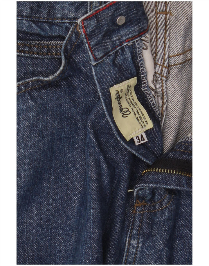 Ανδρικό τζιν Wrangler ίσιο W34 L33 Μπλε βαμβακερό