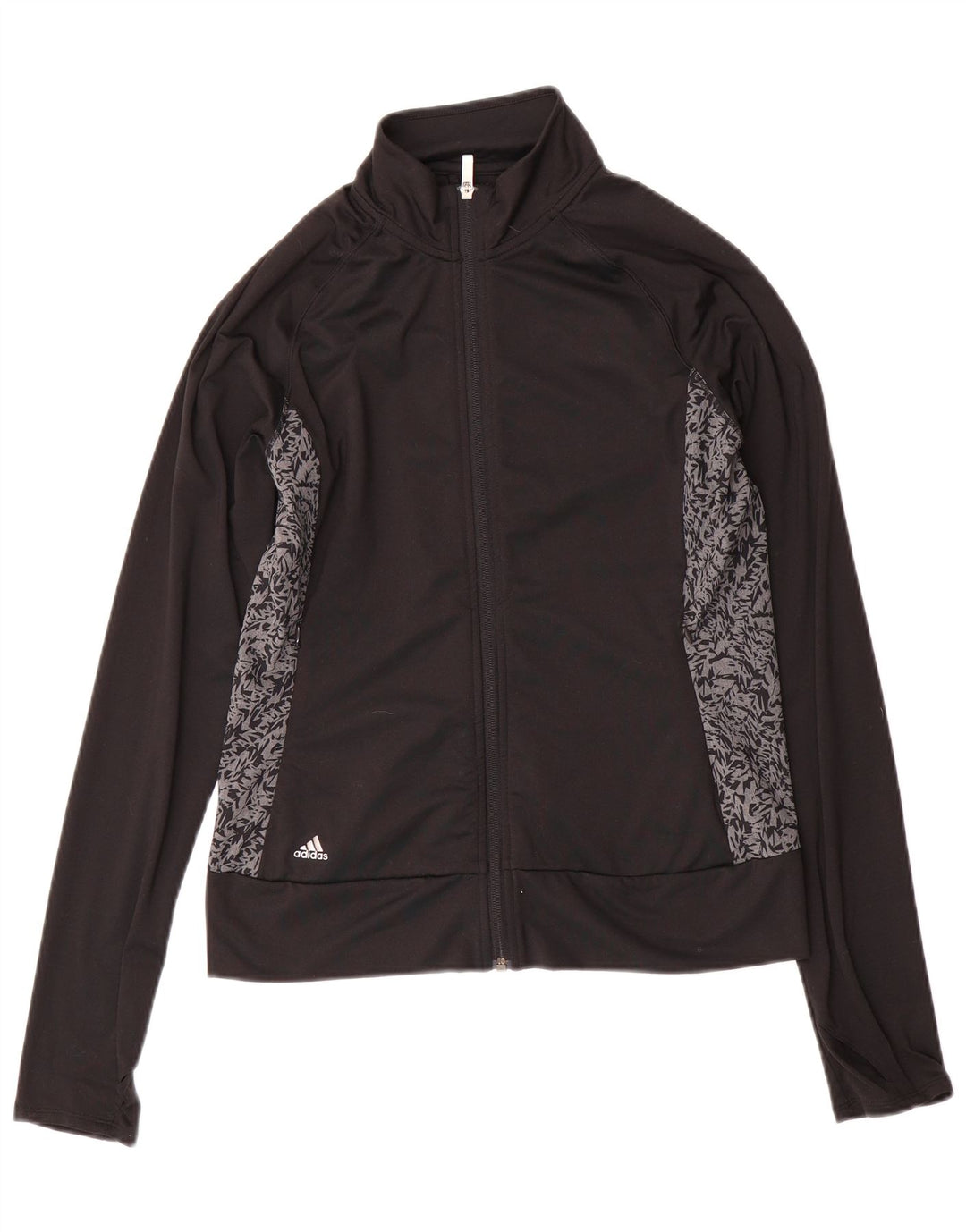 Γυναικεία αθλητική φόρμα ADIDAS Top Jacket UK 10 Small Black Colourblock Polyester