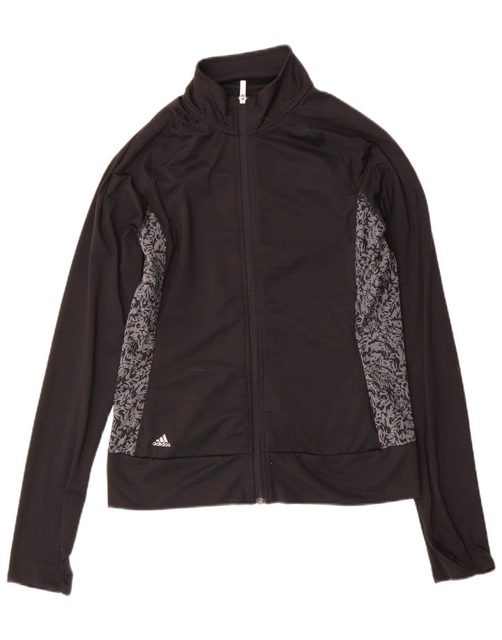 Γυναικεία αθλητική φόρμα ADIDAS Top Jacket UK 10 Small Black Colourblock Polyester