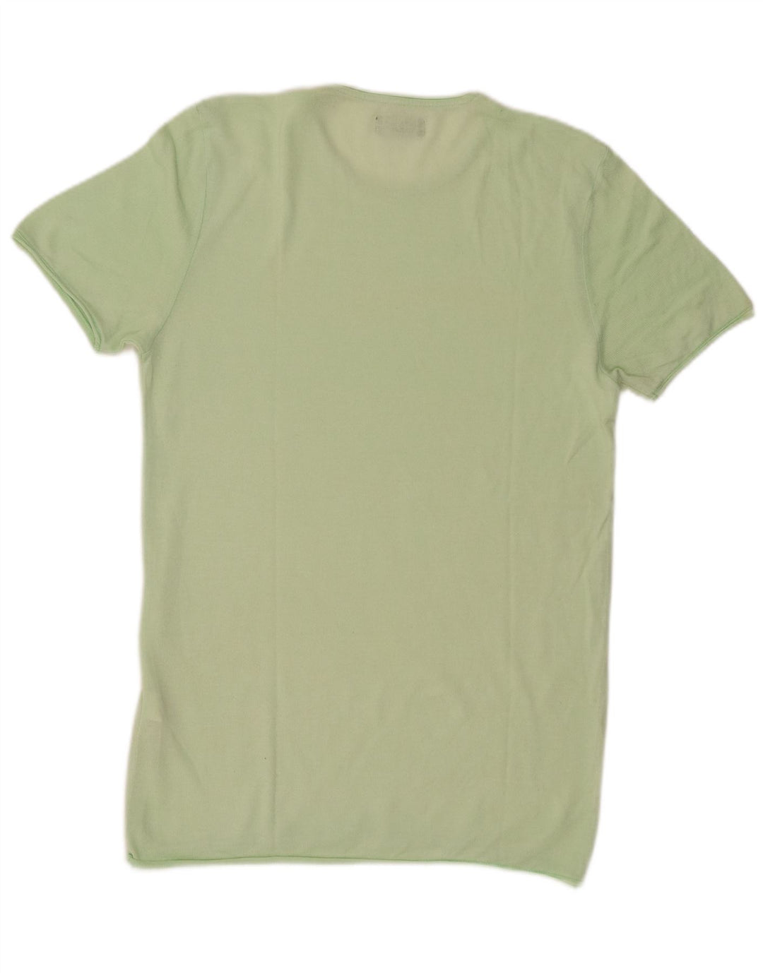 Ανδρικό T-Shirt Zara Top Μεσαίο πράσινο βαμβακερό