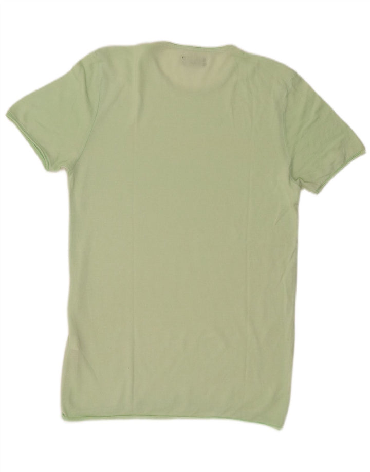 Ανδρικό T-Shirt Zara Top Μεσαίο πράσινο βαμβακερό