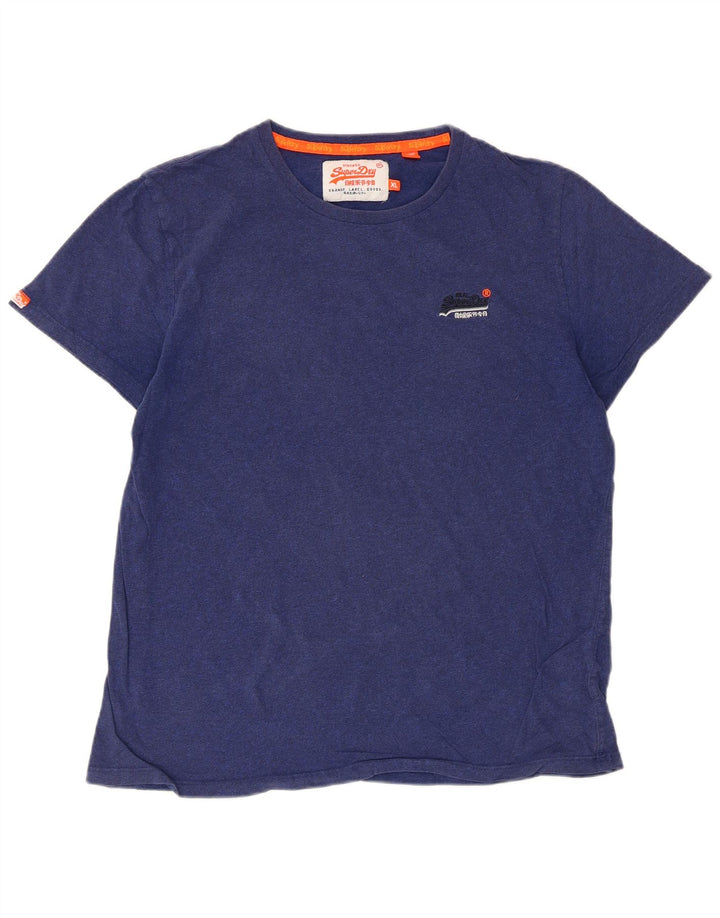 Ανδρικό T-Shirt Superdry Top XL Navy Blue Cotton