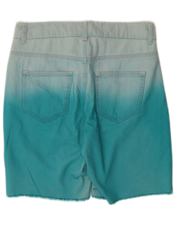 Topshop Γυναικείο τζιν σορτς W25 XS Blue Tie Dye Cotton