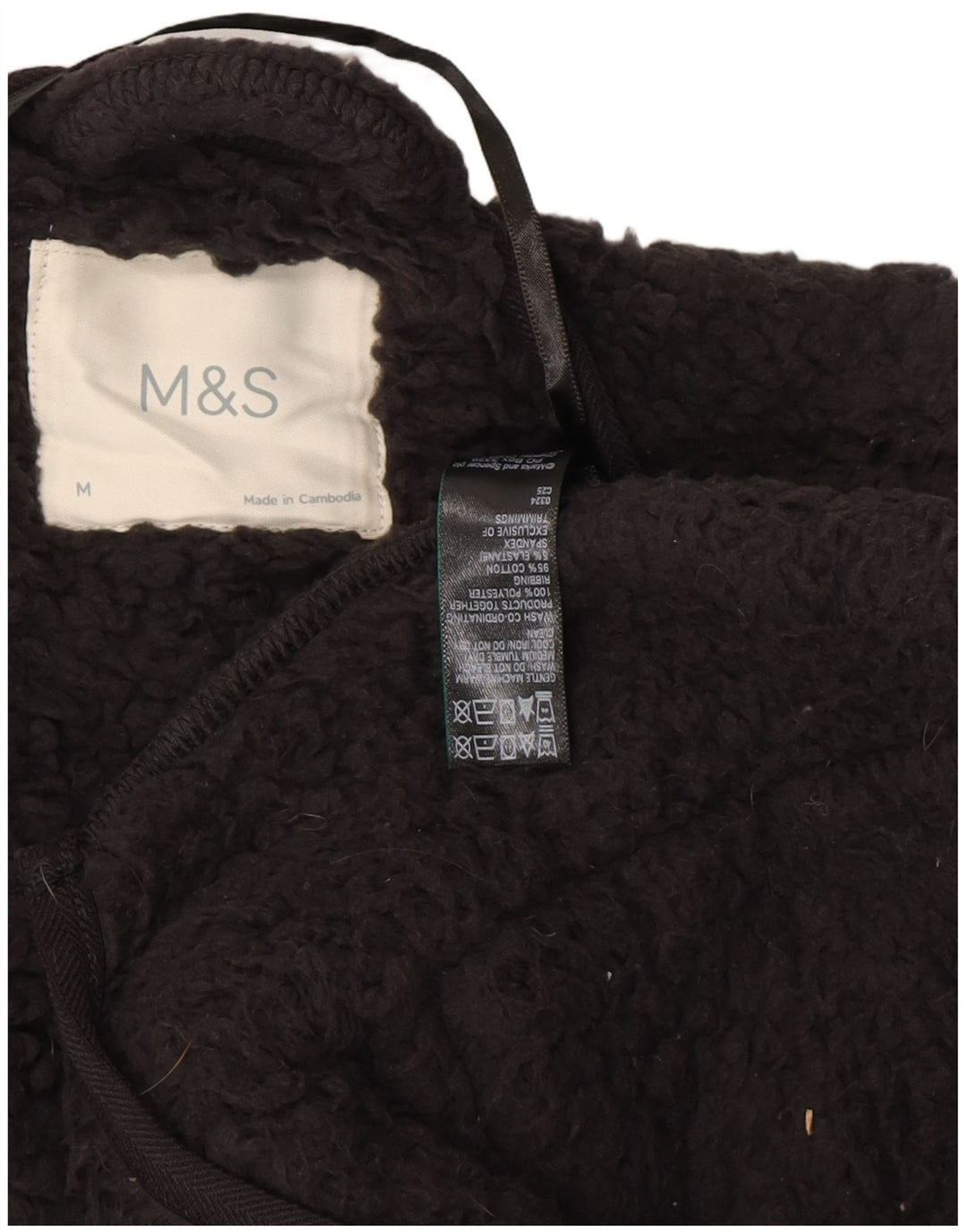 MARKS & SPENCER Γυναικείο πουλόβερ ζακέτα Longline UK 14 Μεσαίο Μαύρο