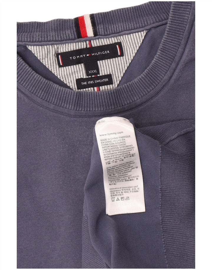 Ανδρικό φούτερ Tommy Hilfiger Jumper 3XL Blue Cotton
