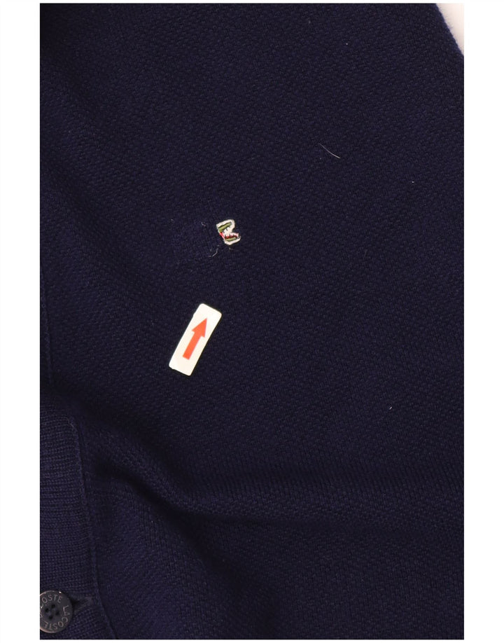 Ανδρική ζακέτα Lacoste, νούμερο 6 XL, μπλε μαλλί