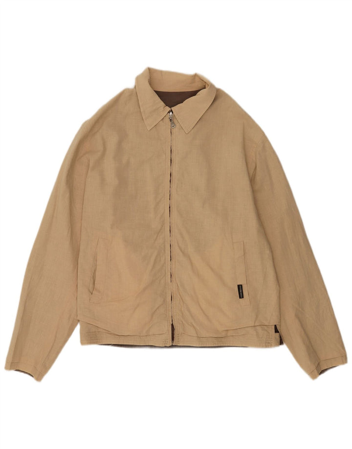 Ανδρικό μπουφάν Ferre Reversible UK 38 Medium Beige Βαμβακερό