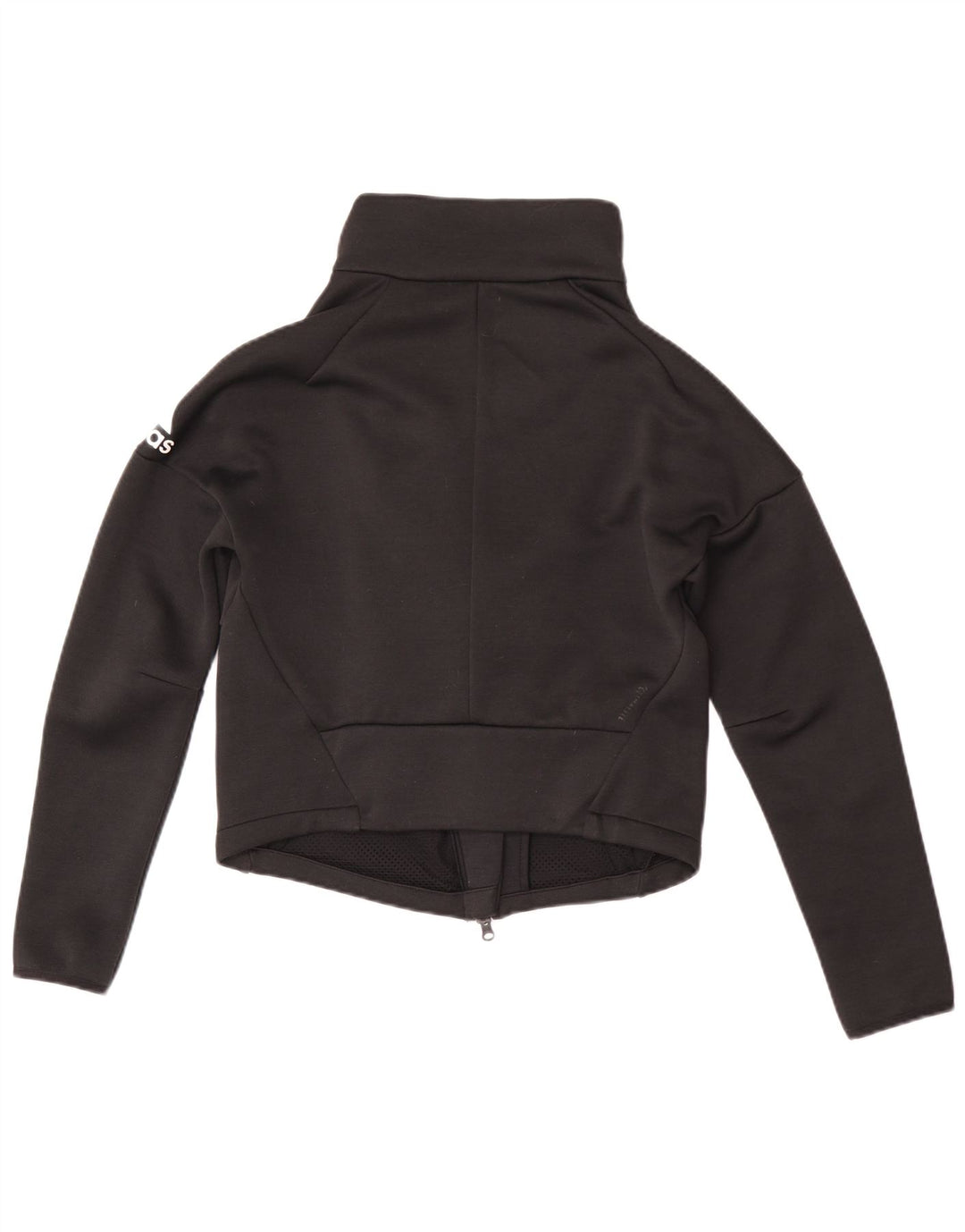 Adidas Γυναικεία φόρμα Crop Top Jacket UK 8/10 Small Black Polyester