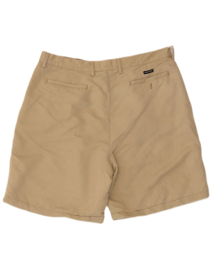 Chaps Ανδρικό σορτς Chino με καρφώματα γκολφ W38 XL Beige Rayon