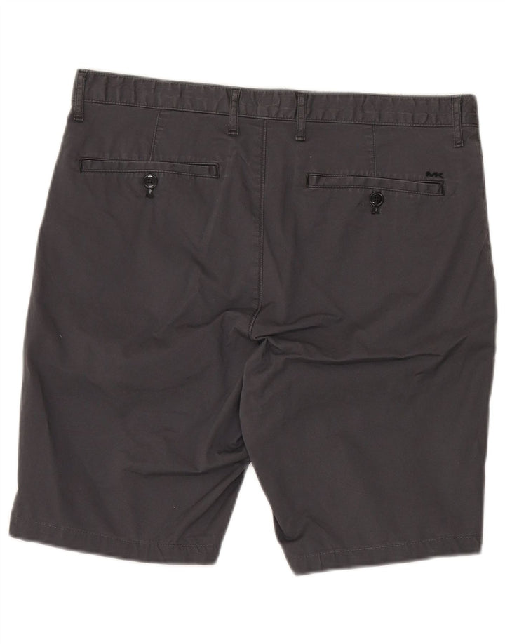 Michael Kors Ανδρικό σορτς Chino με λεπτή εφαρμογή W30 Μεσαίο γκρι βαμβακερό