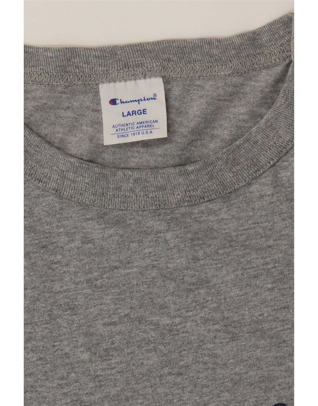 Ανδρικό T-Shirt Champion Graphic Top Large Grey Flecked