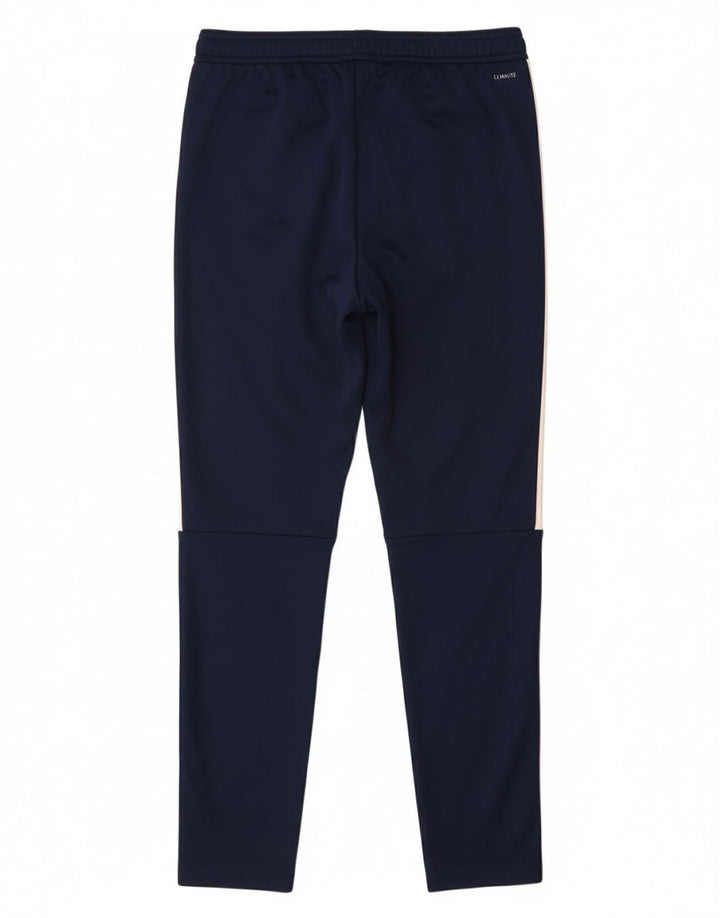 Παντελόνι αθλητικής φόρμας ADIDAS Boys Climalite 13-14 ετών Navy Blue Polyester