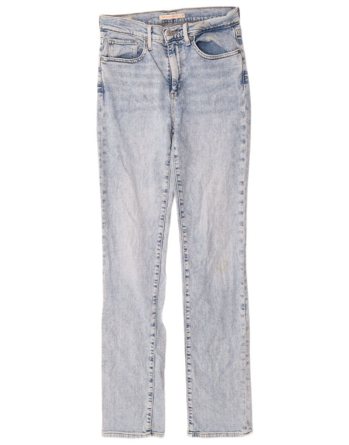 Γυναικείο τζιν Levi's 724 ψηλό ίσιο W27 L32 Μπλε βαμβακερό