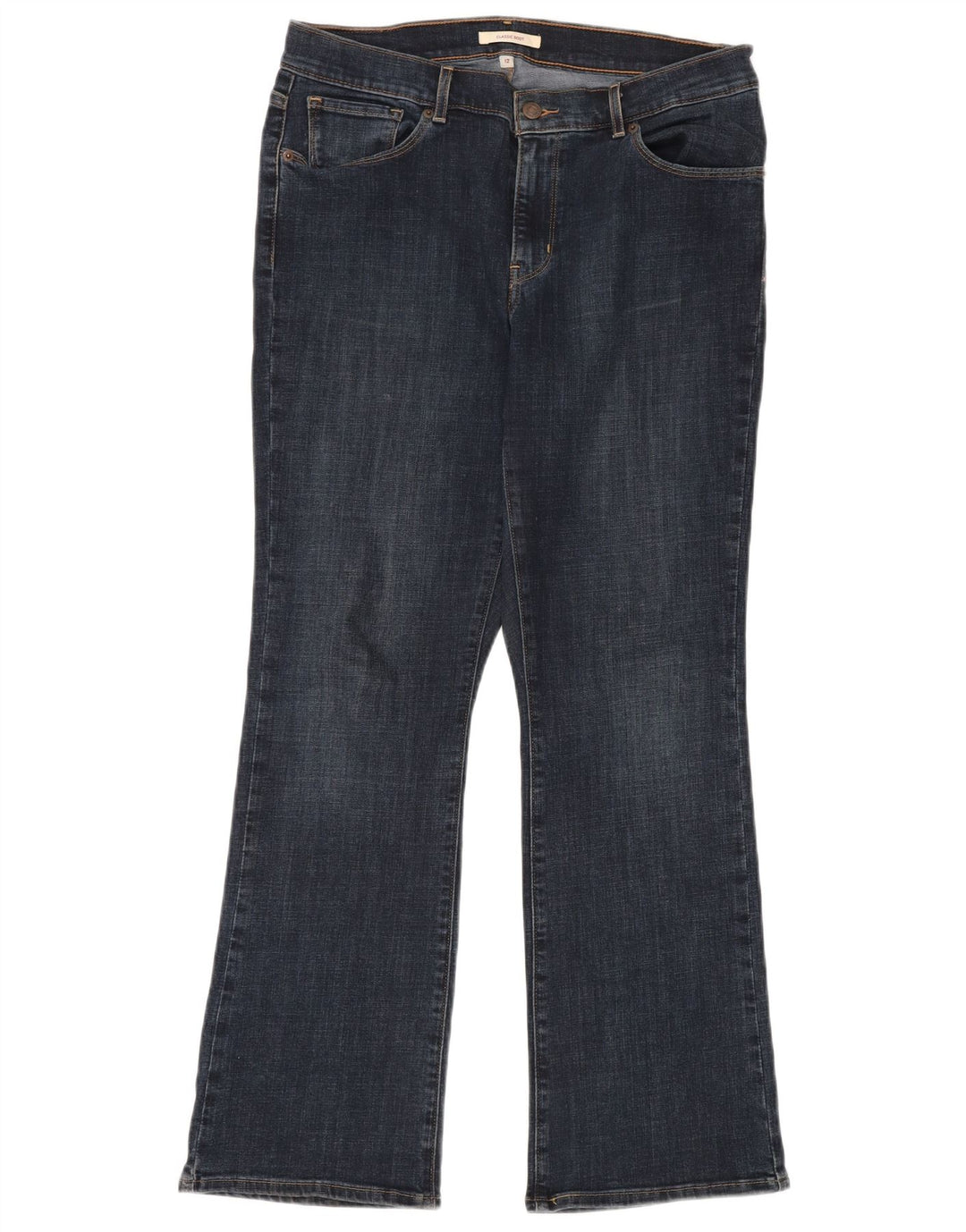 Γυναικείο τζιν LEVI'S Classic Bootcut US 12 Μεγάλο W31 L30 Μπλε βαμβακερό