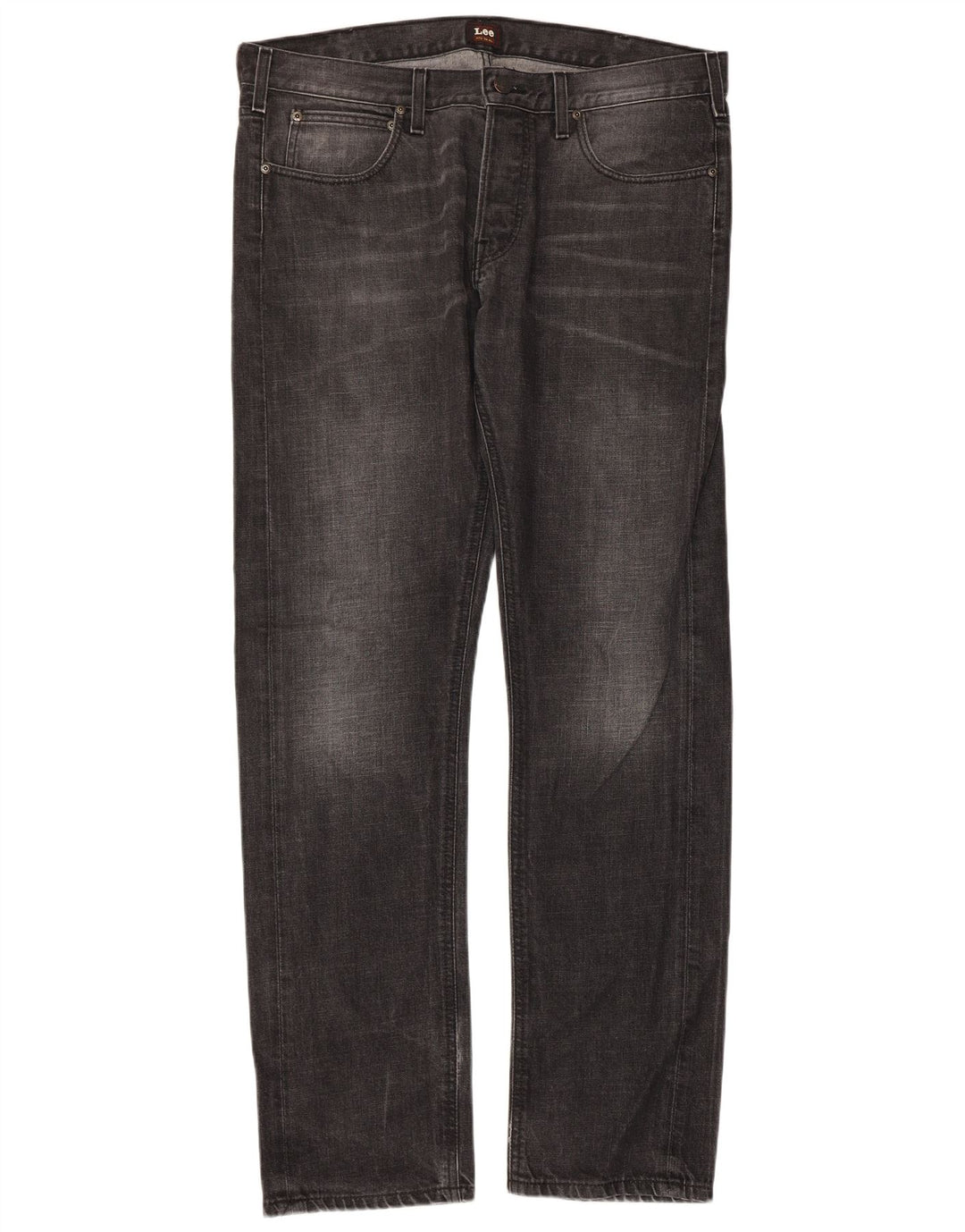 Lee Mens Daren Straight Jeans W36 L34 Γκρι βαμβακερό