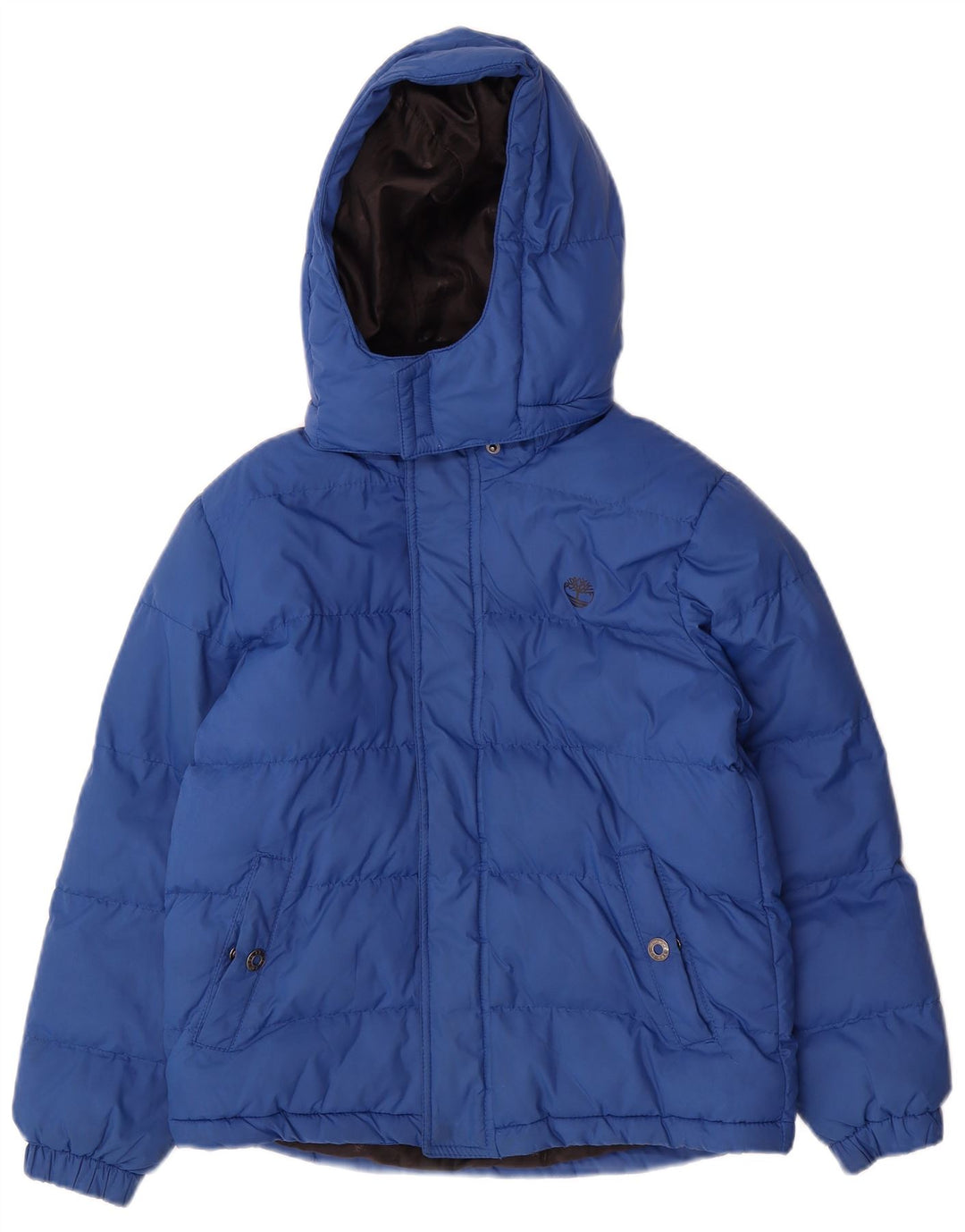 Μπουφάν Timberland Boys Hooded Gadded Jacket 9-10 Years Blue Polyester