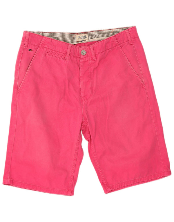 Ανδρικό σορτς Chino Tommy Hilfiger W30 από μεσαίο ροζ βαμβακερό