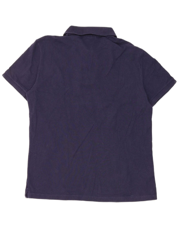Lacoste Ανδρικό πουκάμισο Polo Slim Fit Μέγεθος 6 XL Navy Blue βαμβακερό