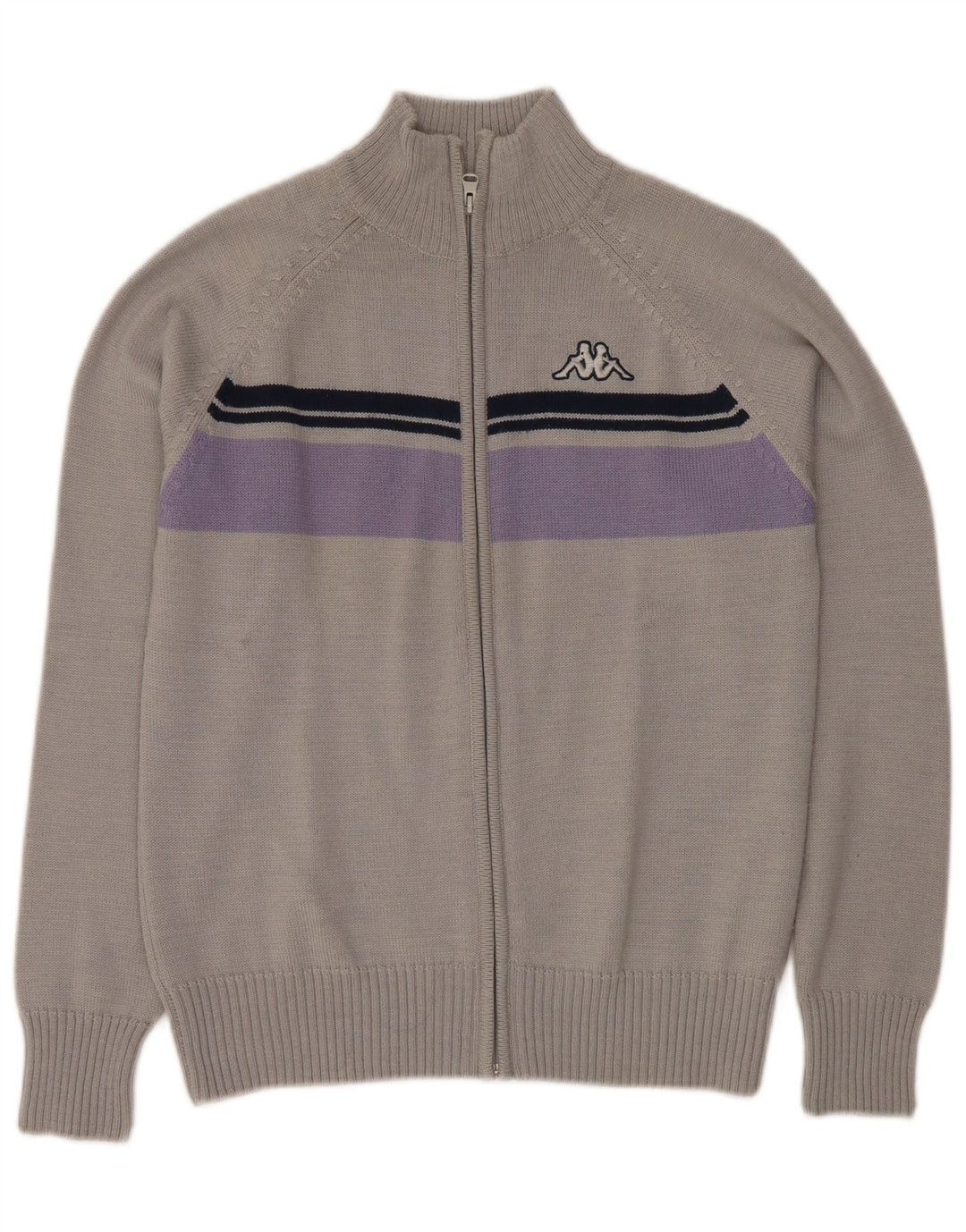 Γυναικεία ζακέτα KAPPA UK 14 μεσαίου γκρι χρώματος ακρυλικό