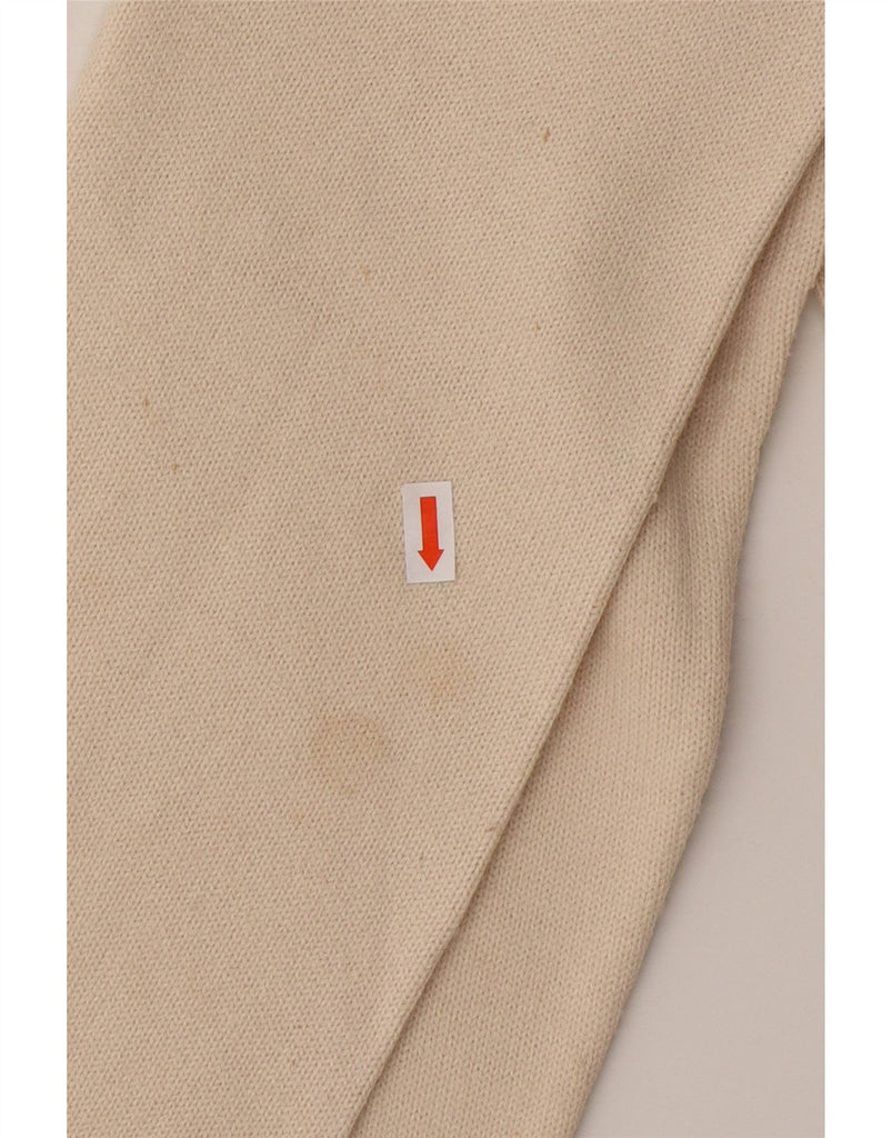 BIKKEMBERGS Mens Crew Neck Jumper Sweater Medium Beige Camouflage Acrylic Vintage Bikkembergs and Second-Hand Bikkembergs from Messina Hembry 