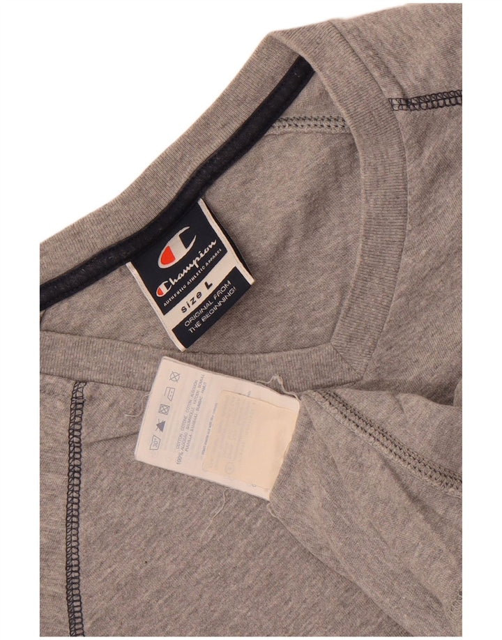 Ανδρικό μπλουζάκι Champion Top Large Grey Flecked Cotton