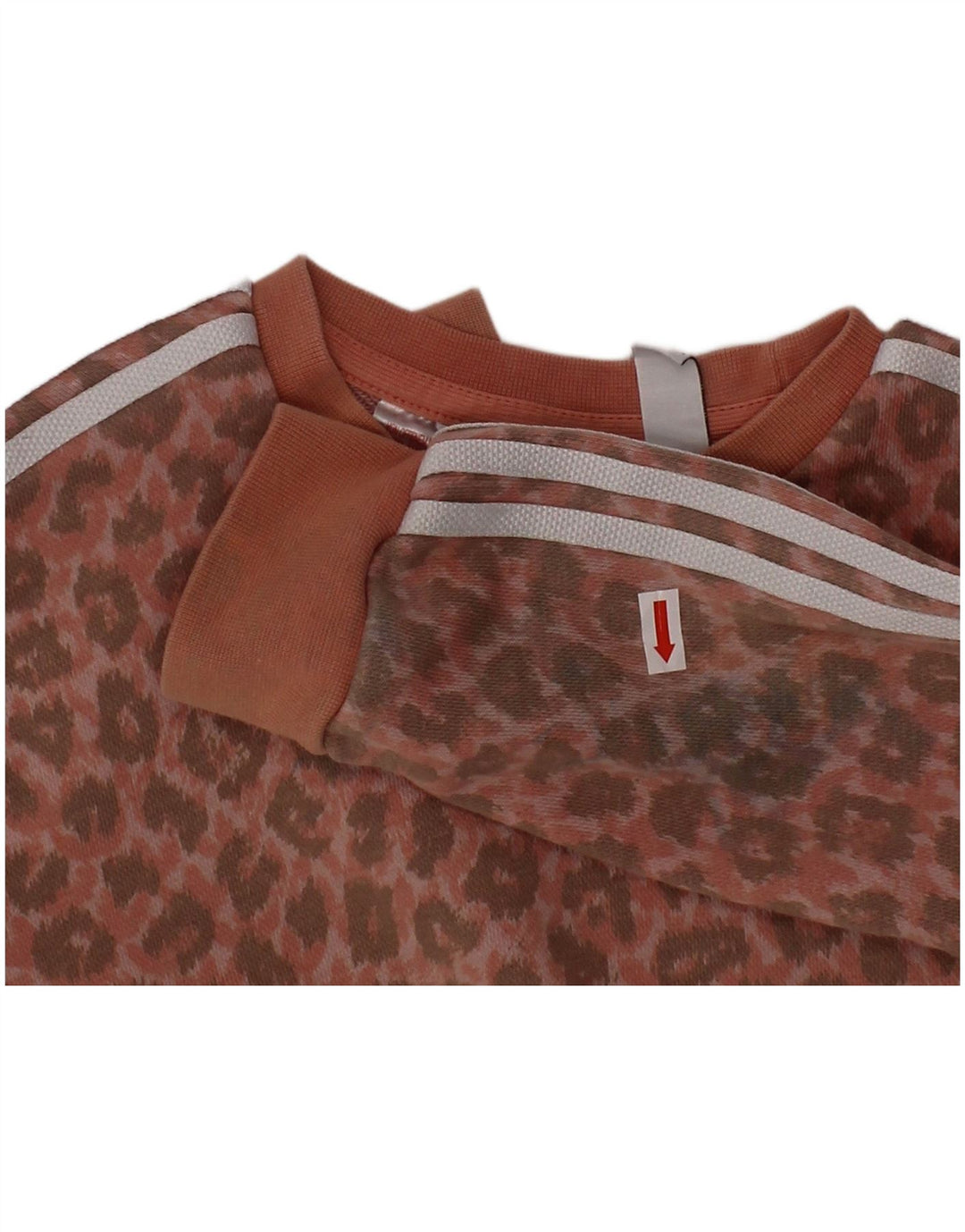 Ολόσωμη φόρμα ADIDAS Baby Girls 18-24 μηνών, ροζ ζωικό τύπωμα βαμβακερό