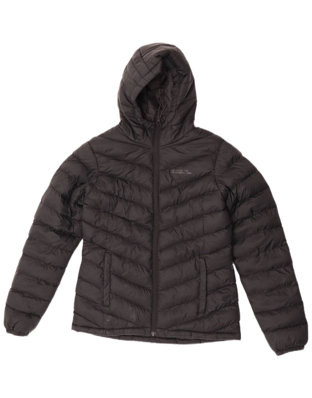 Mountain Warehouse Γυναικείο μπουφάν με κουκούλα UK 6 XS μαύρο πολυεστέρα