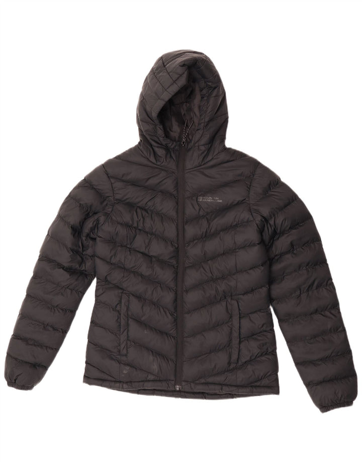 Mountain Warehouse Γυναικείο μπουφάν με κουκούλα UK 6 XS μαύρο πολυεστέρα