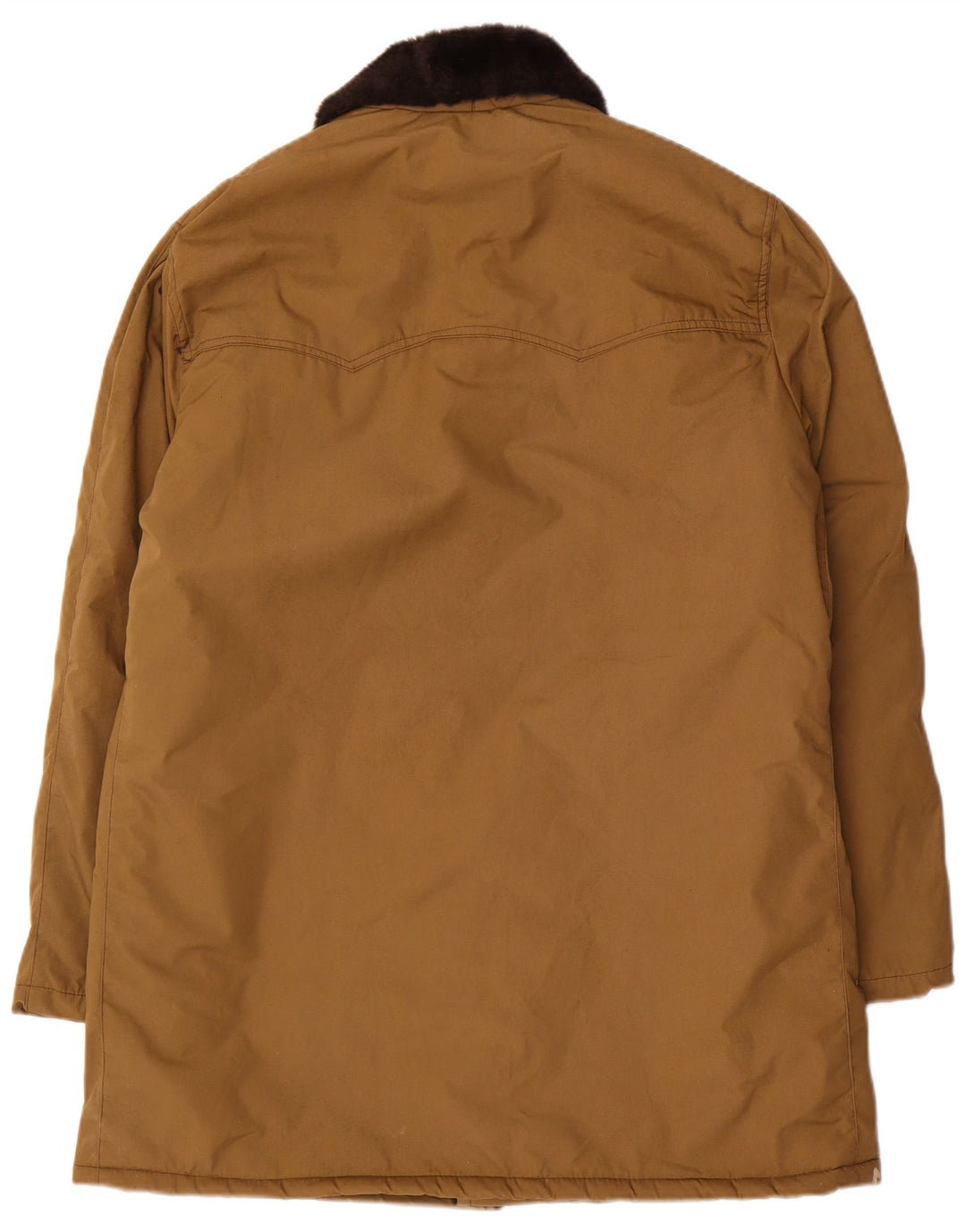 Vintage Ανδρικό παλτό Sherpa IT 52 XL Καφέ Βαμβακερό