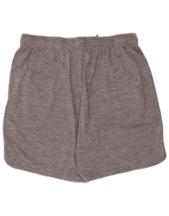 REEBOK Mens Sport Shorts 2XL  Grey Polyester