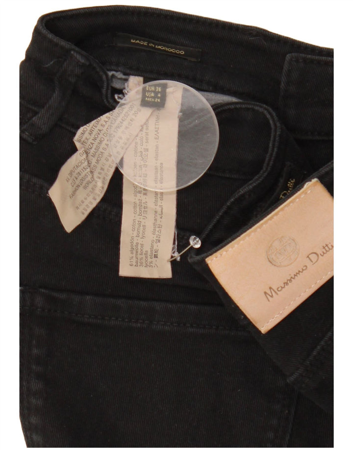 MASSIMO DUTTI Γυναικείο Skinny Jeans EU 36 XS W26 L28 Μαύρο βαμβακερό