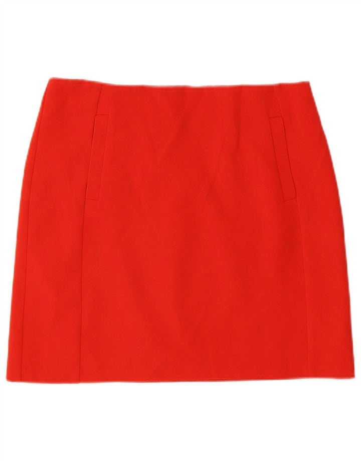 Marks & Spencer Γυναικεία Μίνι Φούστα UK 12 Medium W30 Red Polyester