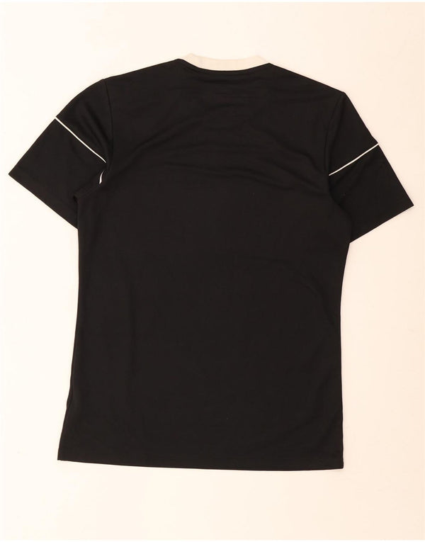Adidas Ανδρικό T-Shirt Climalite Top Small Black Colourblock Πολυεστέρας