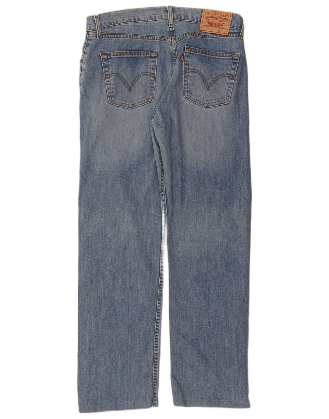 Levi's Mens 751 Straight Jeans W34 L30 Blue Cotton