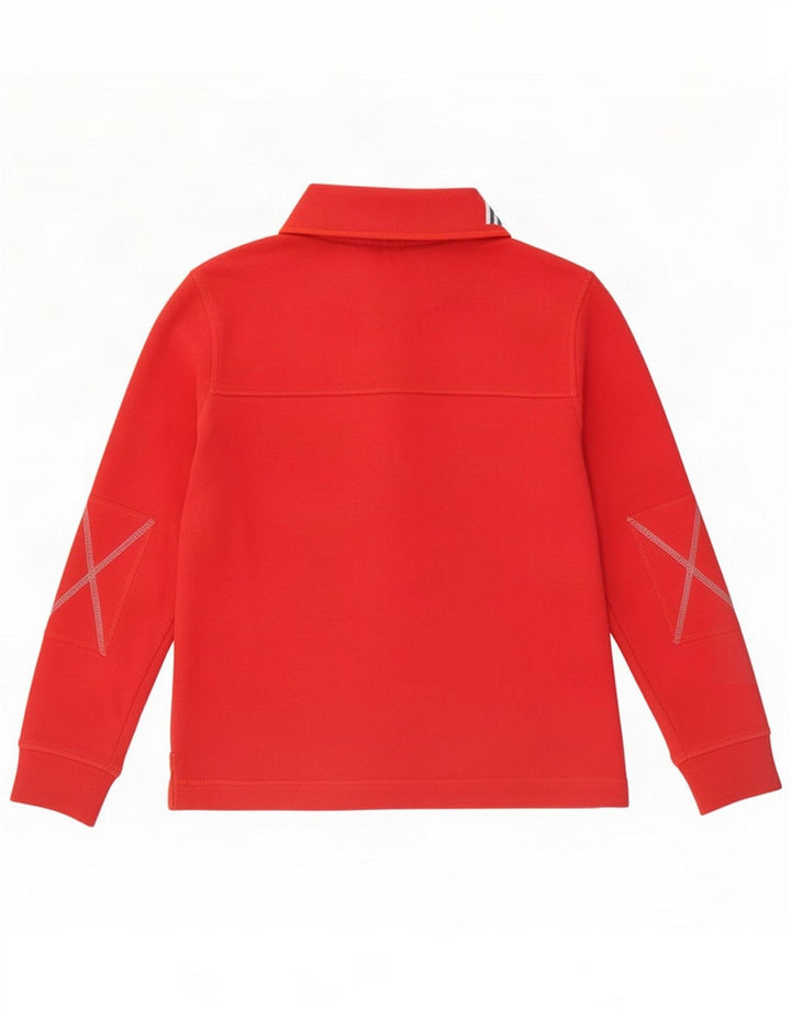 Ανδρική μπλούζα με λαιμόκοψη με κουμπιά Portwest Jumper Small Red Cotton
