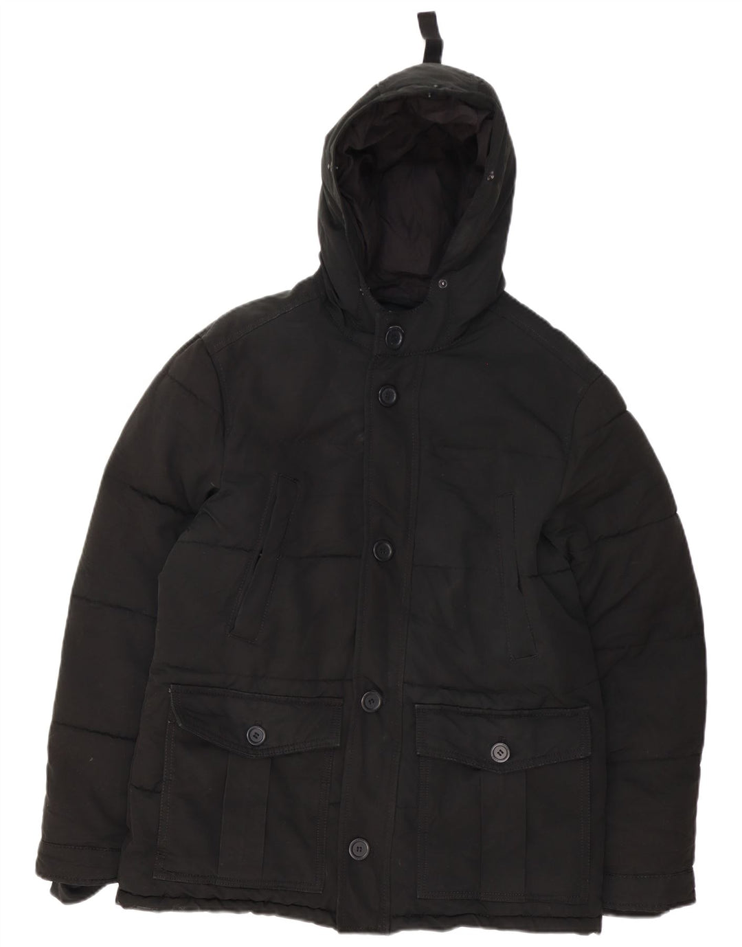 Zara Ανδρικό μπουφάν με κουκούλα UK 38 Medium Black