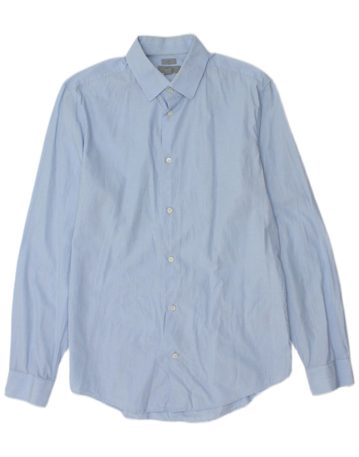Ανδρικό πουκάμισο COS Slim Size 38 Small Blue Cotton