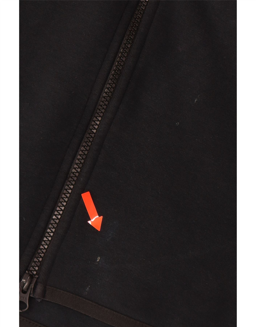 Ανδρικό πουλόβερ NIKE με φερμουάρ, μεσαίο μαύρο βαμβακερό