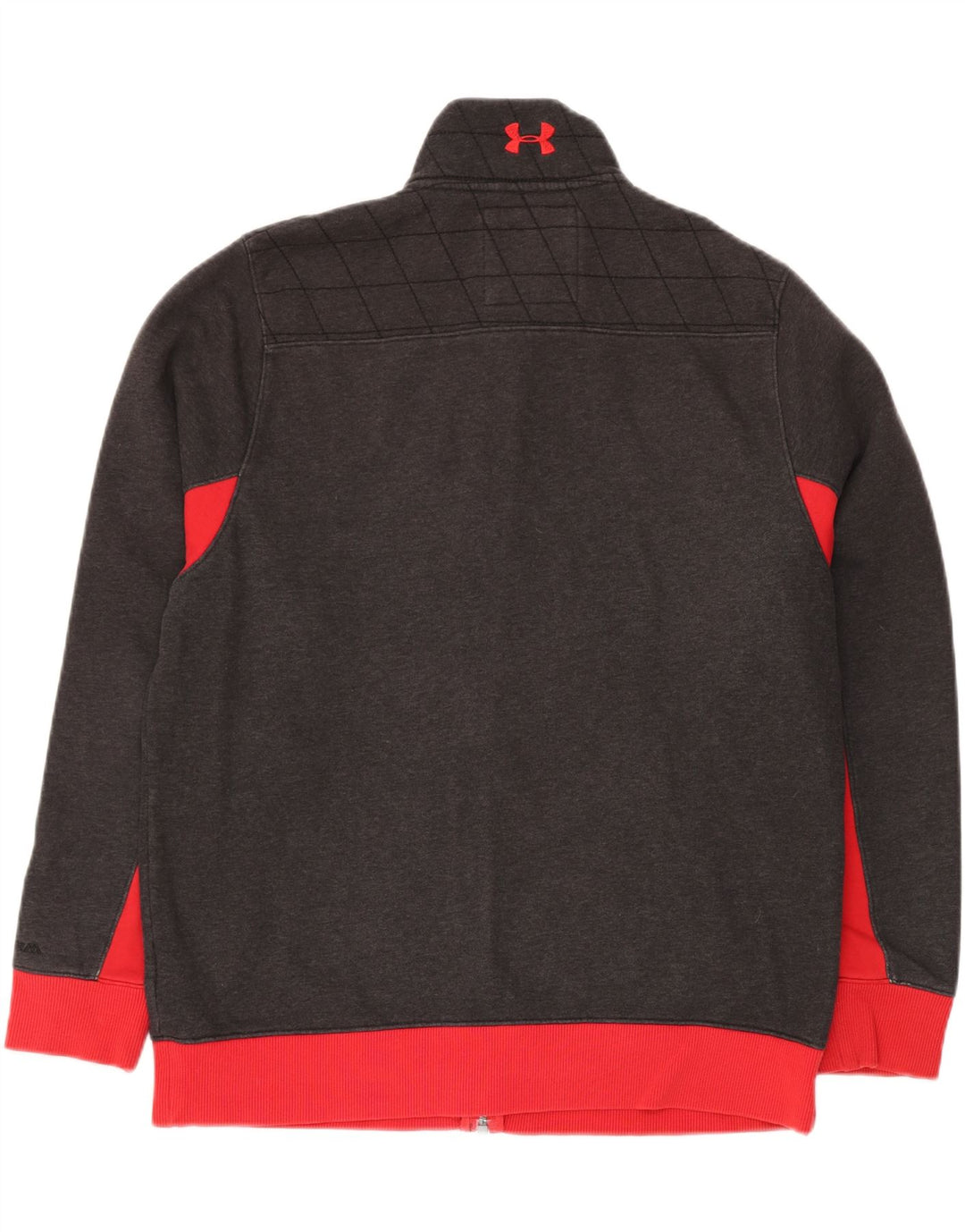 UNDER Armour Ανδρική φόρμα γυμναστικής φόρμας μπουφάν με μεγάλο γκρι χρώμα