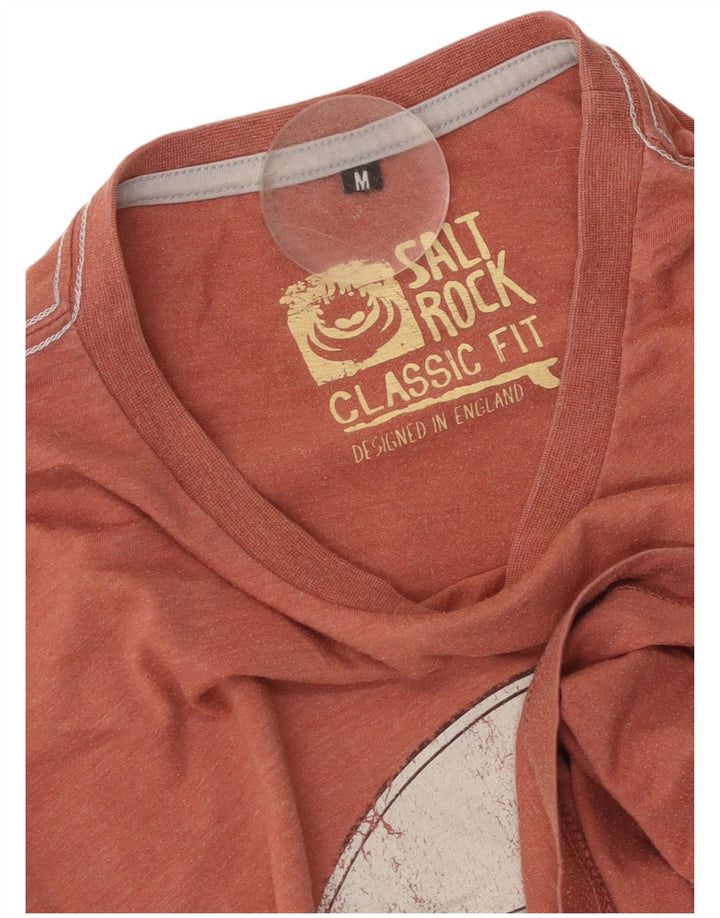 Ανδρικό γραφικό μπλουζάκι Saltrock Classic Fit Top Μεσαίο Πορτοκαλί