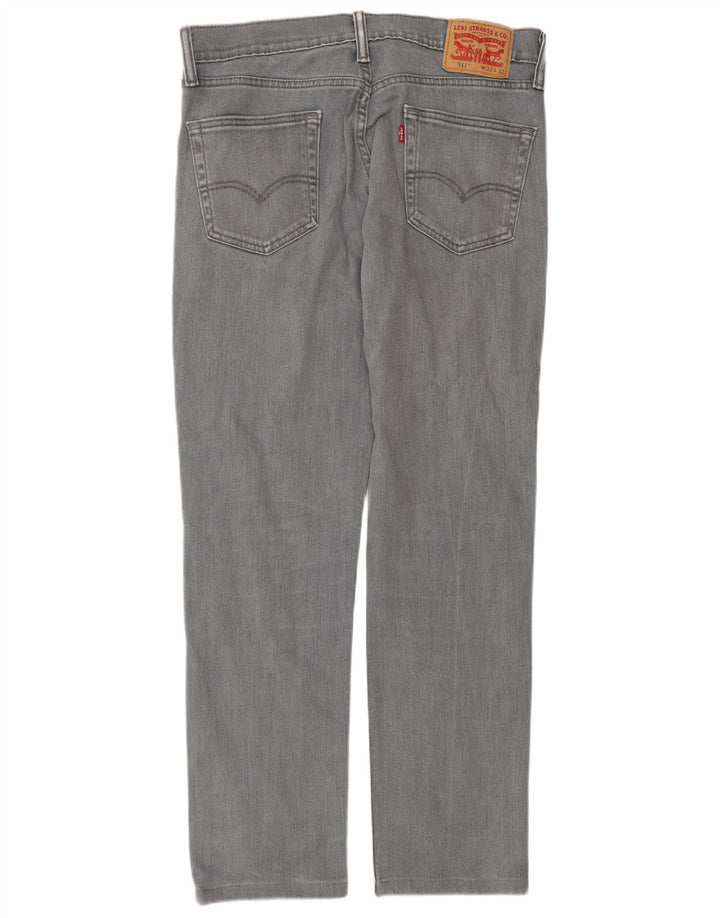 LEVI'S Ανδρικό 511 Slim Jeans W32 L32 Γκρι βαμβακερό