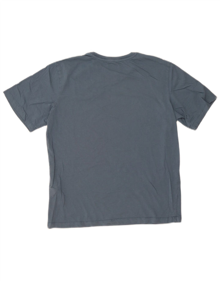 Jack & Jones Ανδρικό T-Shirt Μπλουζάκι από μεσαίο μπλε βαμβακερό