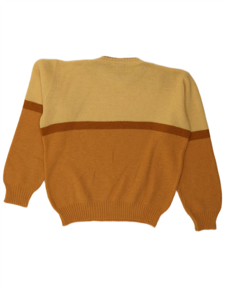 Ανδρικό πουλόβερ Wrangler Crew Neck Jumper Μεγάλο Πορτοκαλί Χρώμα Πολυακρυλικό