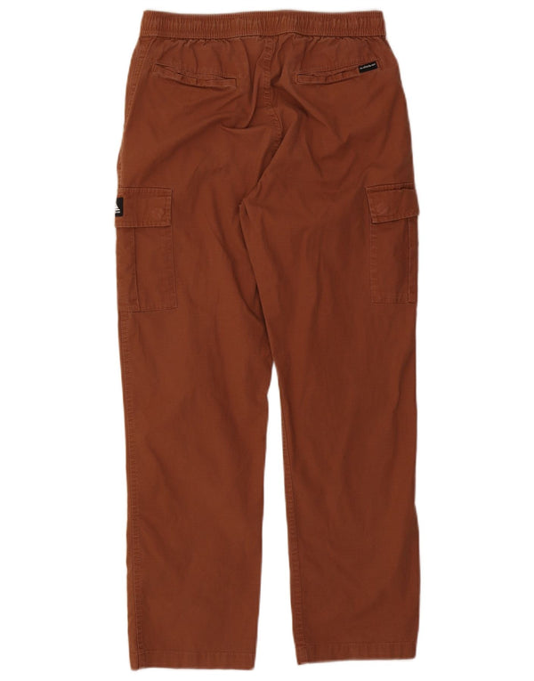 Quiksilver Boys Straight Παντελόνι Cargo 13-14 ετών Μεγάλο W28 L26 Καφέ