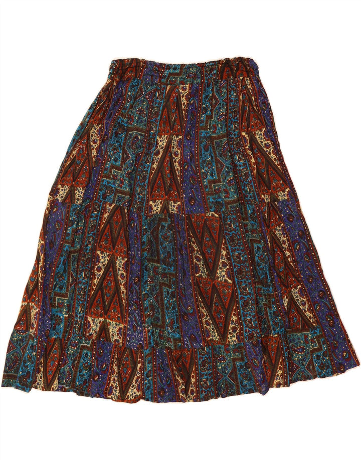 VINTAGE Womens A-Line Skirt W30 Medium Multicoloured Paisley Vintage Vintage and Second-Hand Vintage from Messina Hembry 