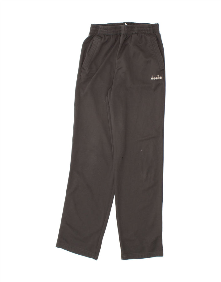 DIADORA Mens Tracksuit Trousers Medium Black Polyester Vintage Diadora and Second-Hand Diadora from Messina Hembry 