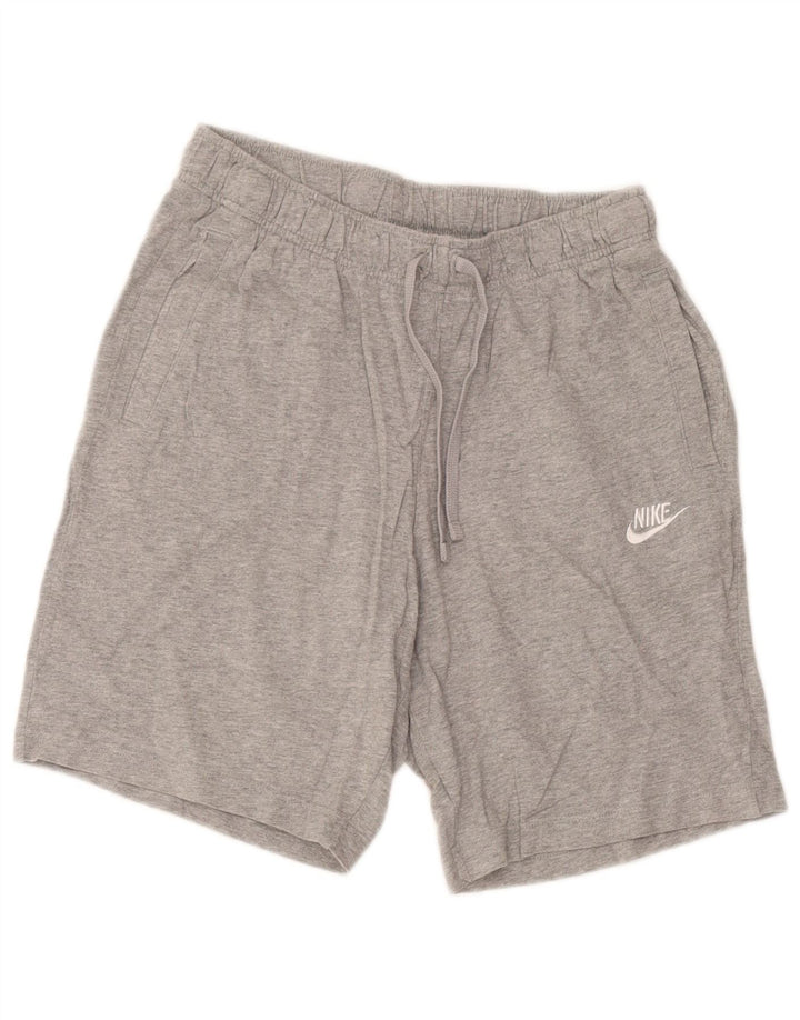 Ανδρικό αθλητικό σορτς Nike από μικρό βαμβακερό γκρι χρώμα