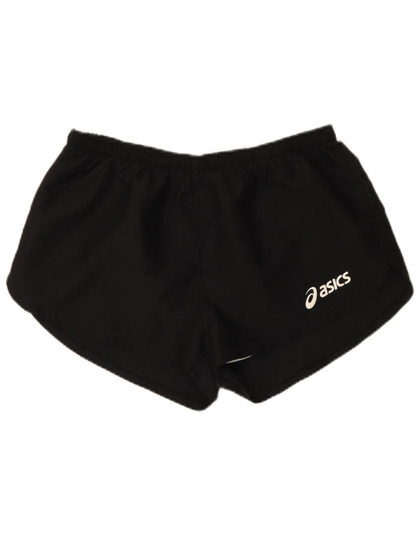 Γυναικείο αθλητικό σορτς Asics UK 14 μεγάλο μαύρο πολυεστέρα