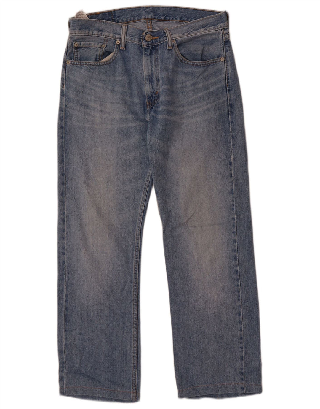 Levi's Mens 505 Straight Jeans W30 L27 Blue Cotton