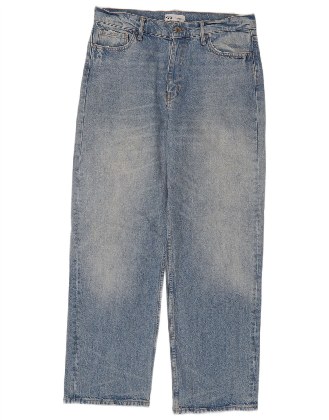 ZARA Γυναικείο Loose Jeans EU 42 Large W32 L31 Blue